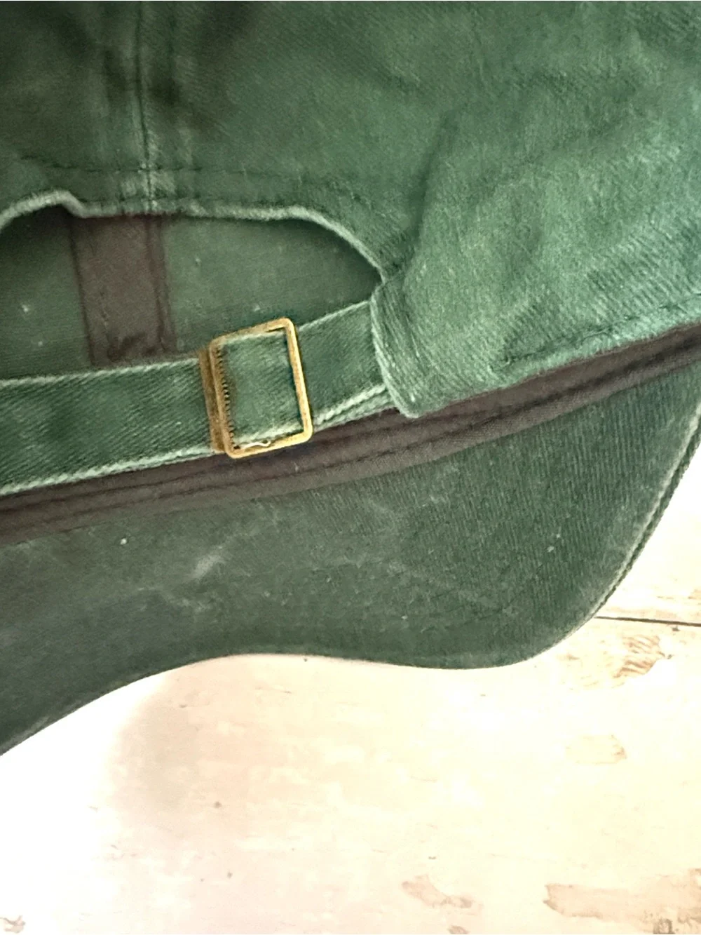 Madewell 100% Cotton Olive Green Baseball Hat Womens Caps Adjustable Size NEW